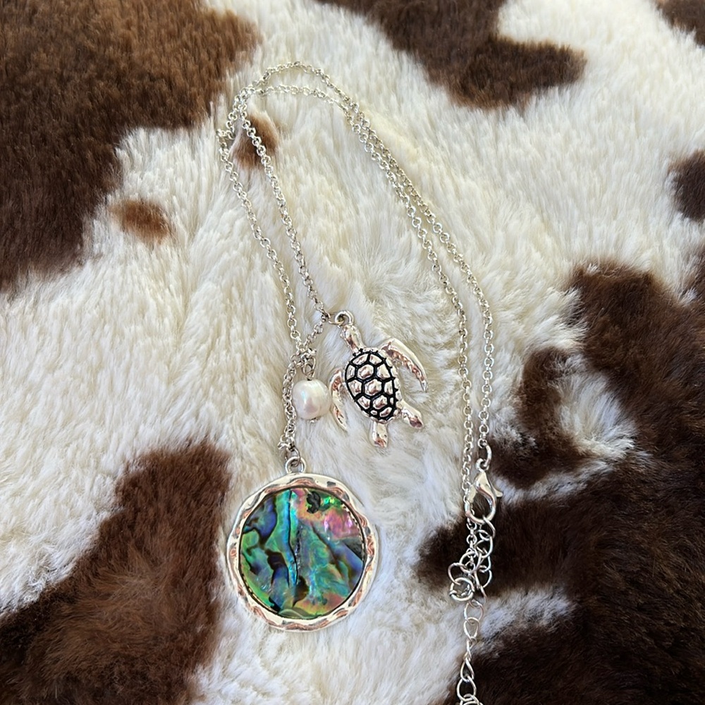 Turtle Sea-glass Necklace